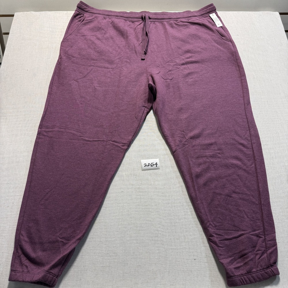 Terra & Sky Core Sweat Pant Womens Sz 4X Purple New With Tags